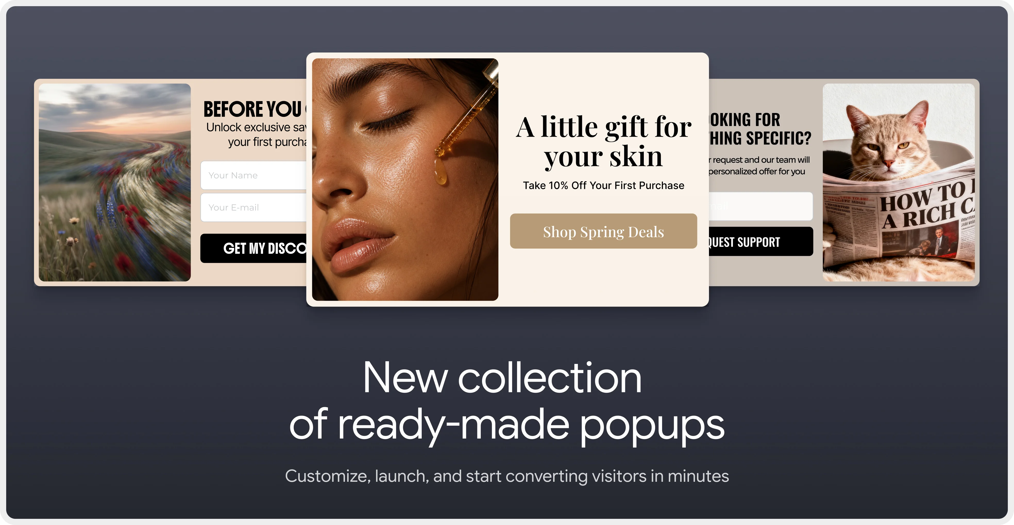 Popup collection